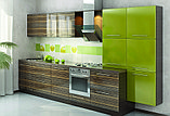 Угловая кухня с комбинированными фасадами из акрила цвет фиалка и белый, фото 9