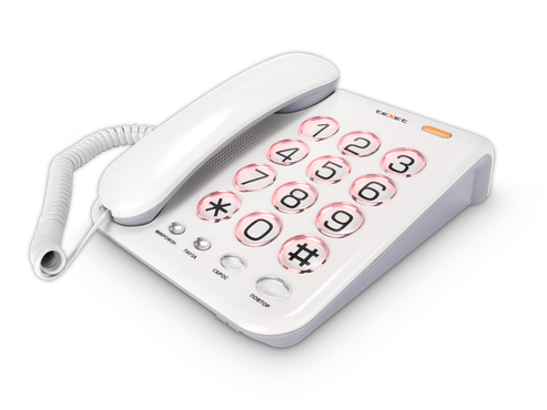 Проводной телефон teXet TX-262 Светло-серый