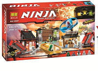 Конструктор Bela Ninja 10527 Боевая площадка Аэроджитцу 686 деталей (аналог Lego Ninjago 70590)