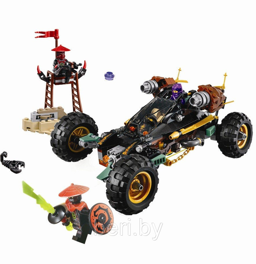 Конструктор Bela Ninja 10524 Горный внедорожник 429 деталей (аналог Lego Ninjago 70589) - фото 2 - id-p54124649