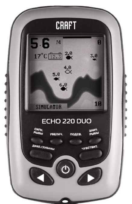 Эхолот портативный CRAFT Echo 220 Duo Ice Edition - фото 1 - id-p54124665