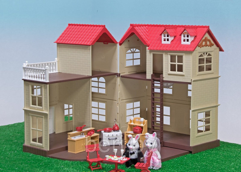 Игровой домик для звер Happy family, домик для кукол арт. 012-10 (аналог Sylvanian families) - фото 2 - id-p54129737