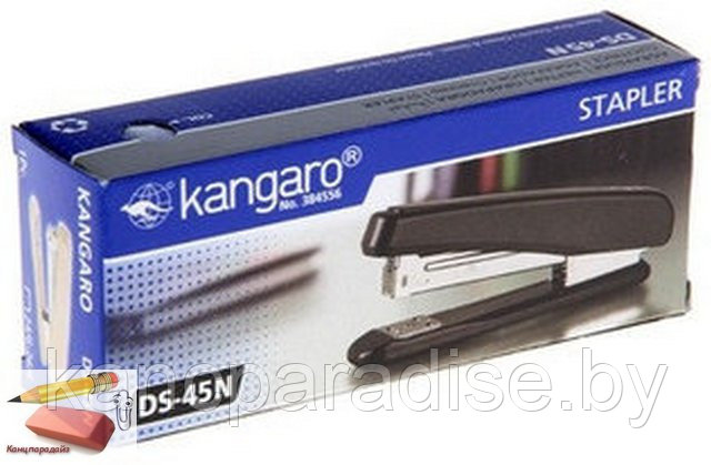 Степлер №24 Kangaro DS-45N до 30 листов, ассорти