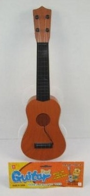 Детская четырехструнная гитара 270V под дерево, длина - 41 см в чехле - фото 1 - id-p54178815