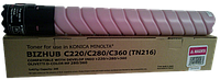 Тонер-картридж Konica Minolta Bizhub C 220/280/360 Magenta TN216M Tomoegawa