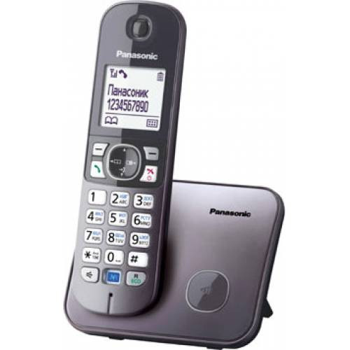 Радиотелефон Panasonic KX-TG 6811 Серый - фото 1 - id-p53020878