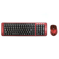 Беспроводной набор клавиатура + оптическая мышь Dialog Katana KMROK-0318U Red
