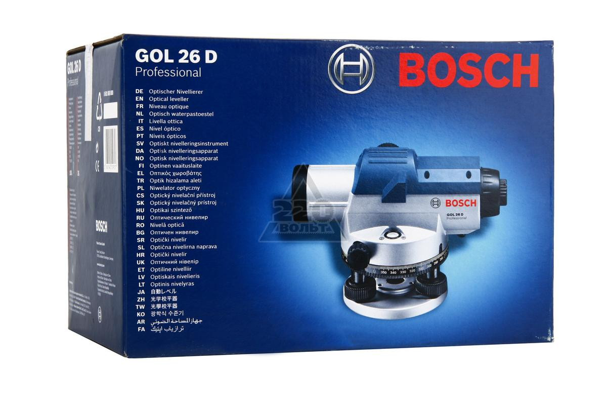 Нивелир оптический Bosch GOL 26 D - фото 5 - id-p54285484