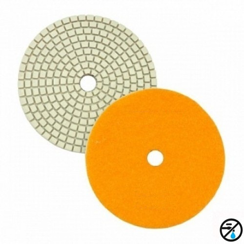 СТБ-302 Алмазный гибкий шлифовальный круг для влажной шлифовки (черепашка) d100 #100