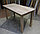 Обеденный стол (массив дуба, размер 1600*750*700, входит в комплект для сборки стола), фото 3