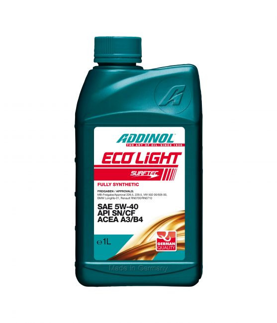Синтетическое моторное масло ADDINOL Eco Light, 5W-40, 1л