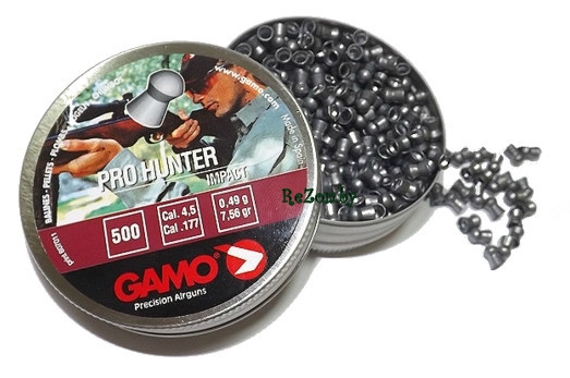 Свинцовые пули 4.5 мм "Gamo  Pro-Hunter" (500 шт) 0.49 г
