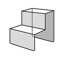 Подставка-ступенька 120*150*150 мм (оргстекло 3)