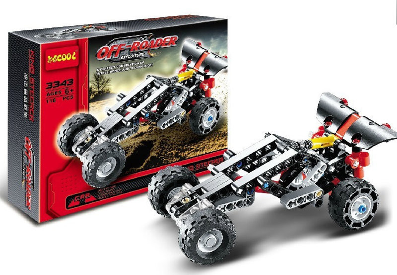 Конструктор Decool 3343 (аналог Lego Technik) "Внедорожник Off - Road" 118 деталей - фото 4 - id-p54338094