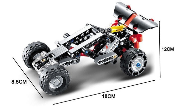 Конструктор Decool 3343 (аналог Lego Technik) "Внедорожник Off - Road" 118 деталей - фото 2 - id-p54338094