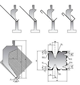 Гибочный инструмент для гибочных прессов всех типов