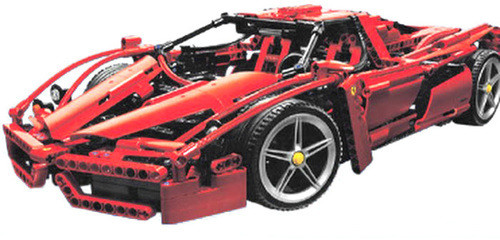 Конструктор Bela 9186 Феррари Enzo Ferrari 1:10 (аналог LEGO Technic 8653) 1359 деталей - фото 2 - id-p54339439