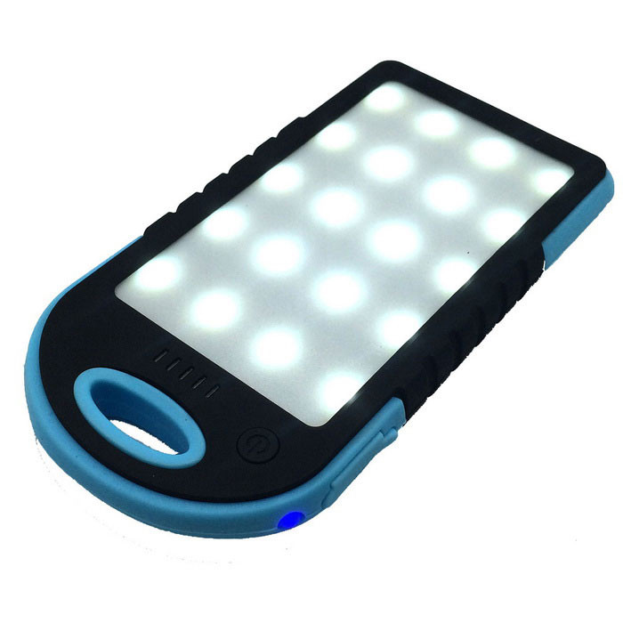 Зарядное устройство+светодиодный фонарик 20 LED 20000mah - фото 1 - id-p54339466