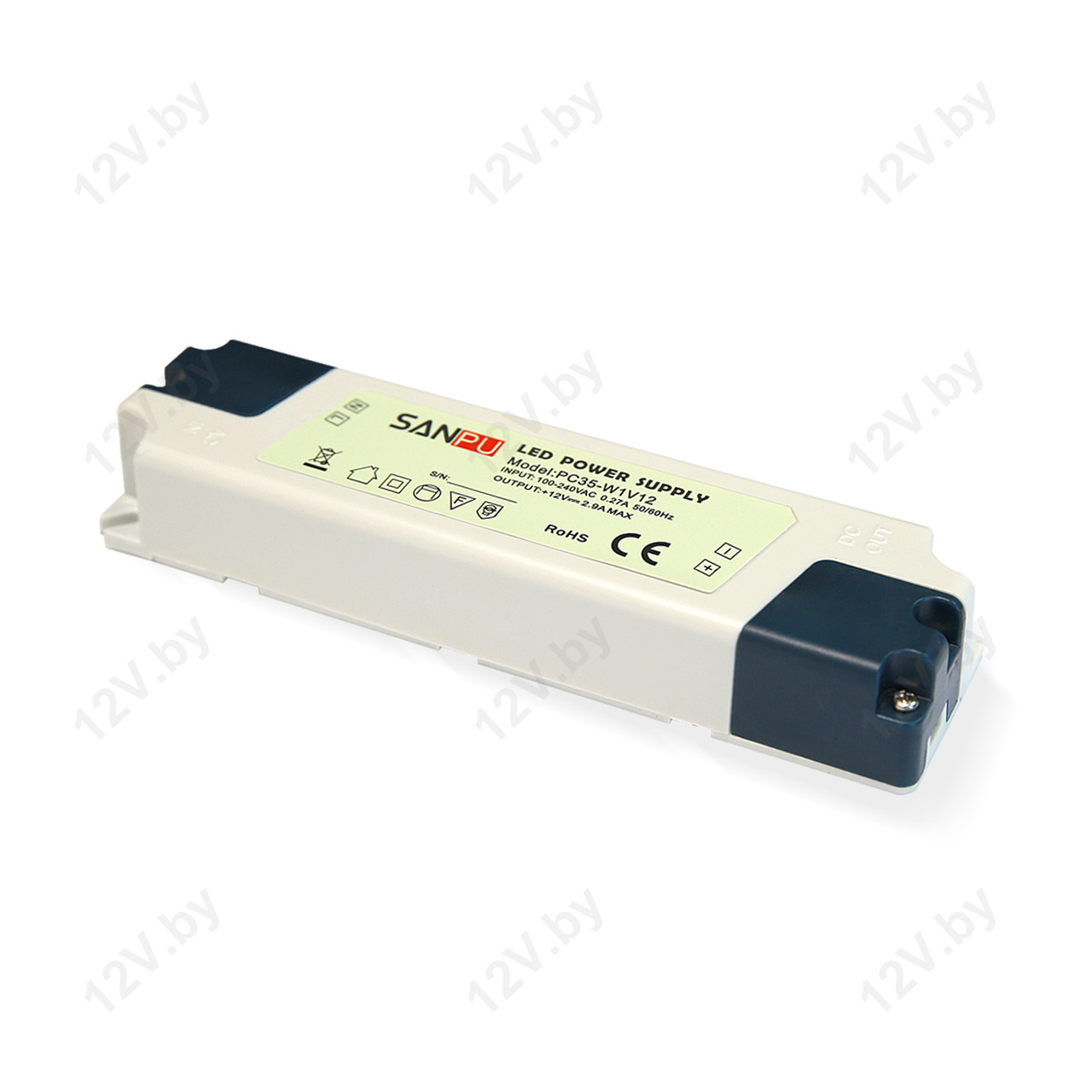 Блок питания SP 12V 35W IP44 Компактный [L] 