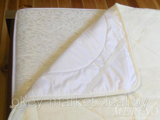 Шерстяное одеяло KASHMIR Косичка двухслойное. Размер 180х200, фото 2