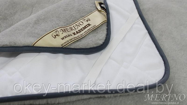 Шерстяное одеяло KASHMIR Beniamin Темный. Размер 140х200, фото 2