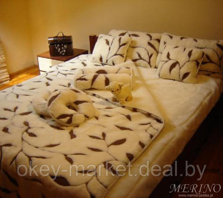 Шерстяная подушка с открытым ворсом KASHMIR Beniamin Темный . Размер 45х75 - фото 2 - id-p54364997