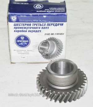 Шестерня КПП ГАЗ-31029 3-й передачи промежуточного вала (ОАО ГАЗ) 31029-1701051, фото 2