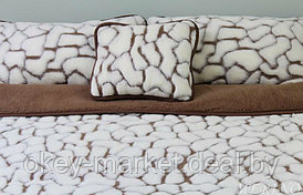 Шерстяная подушка с открытым ворсом KASHMIR Жираф . Размер 40х45