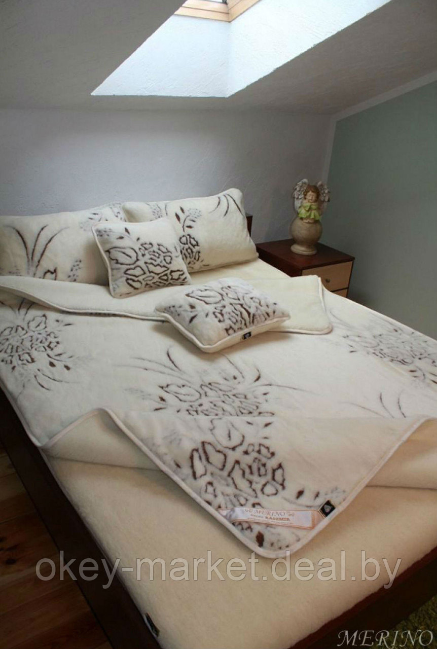 Шерстяное одеяло KASHMIR Tivoli двухслойное. Размер 180х200 - фото 3 - id-p6814761