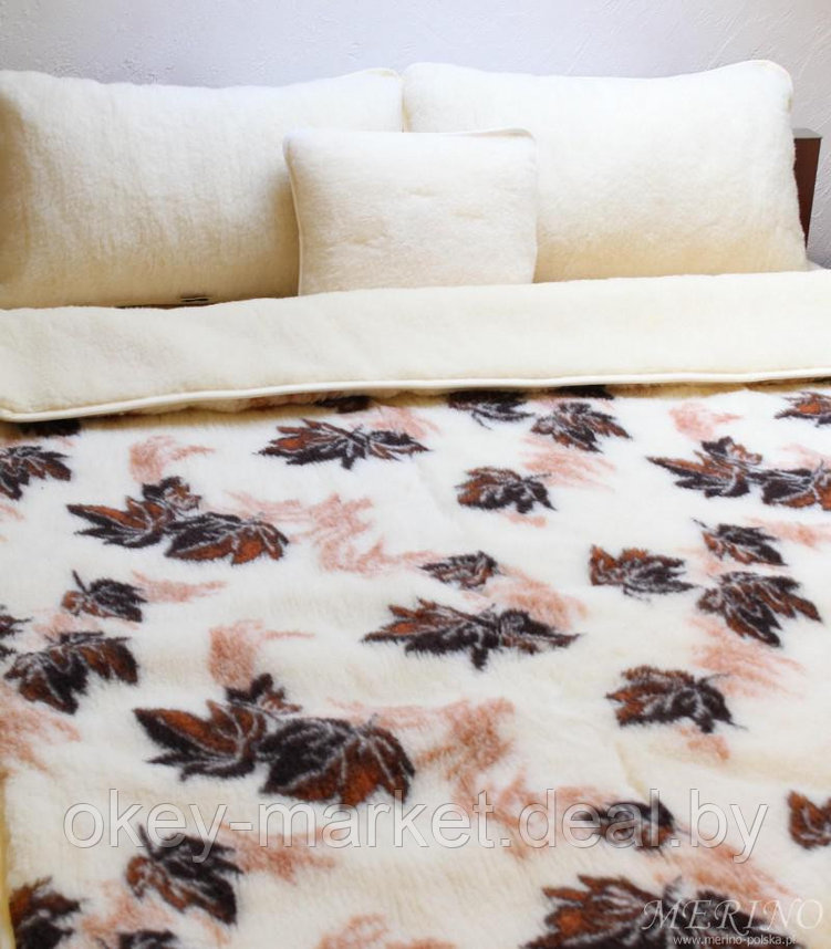 Подушка  из шерсти австралийского мериноса с открытым ворсом.Размер 50х60, фото 2
