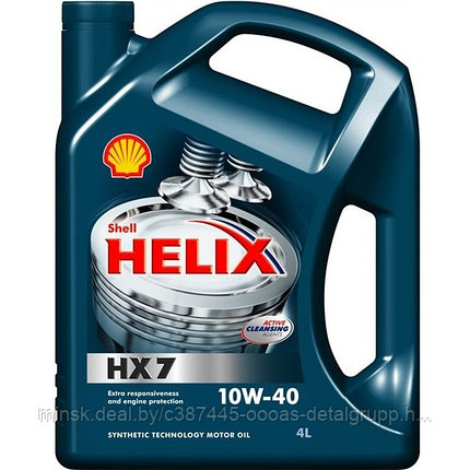 Масло синтетическое Shell HELIX HX7 10W-40 4л., фото 2