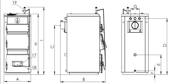 Твердотопливный котел Elektromet EKO-KWD MAXI 15 plus - фото 3 - id-p54394170