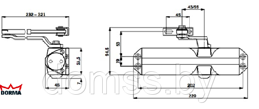 Дверные доводчики Dorma TS 68 - фото 2 - id-p54396100