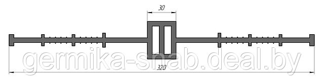 Гидрошпонка (пвх-п) 320мм для деф.швов 30мм