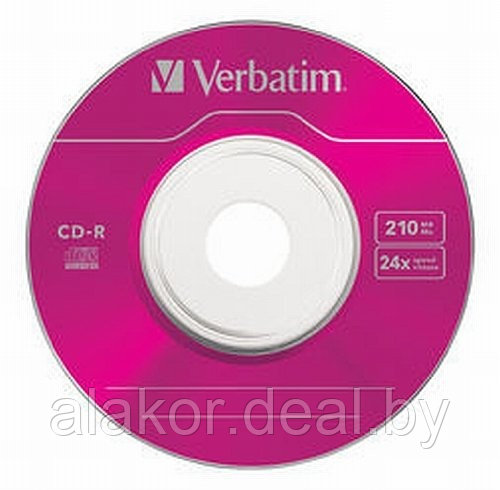 CD-R Verbatim 210 мб, 8см, на шпинделе, 10шт. - фото 5 - id-p2009621