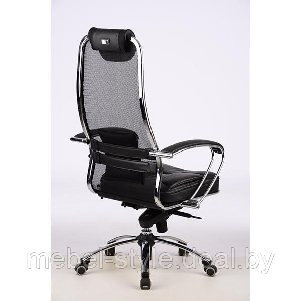 Компьютерные кресла МЕТТА САМУРАЙ SL 1 , SAMURAI SL1 CH ткань (сетка бордовая) - фото 2 - id-p54472046