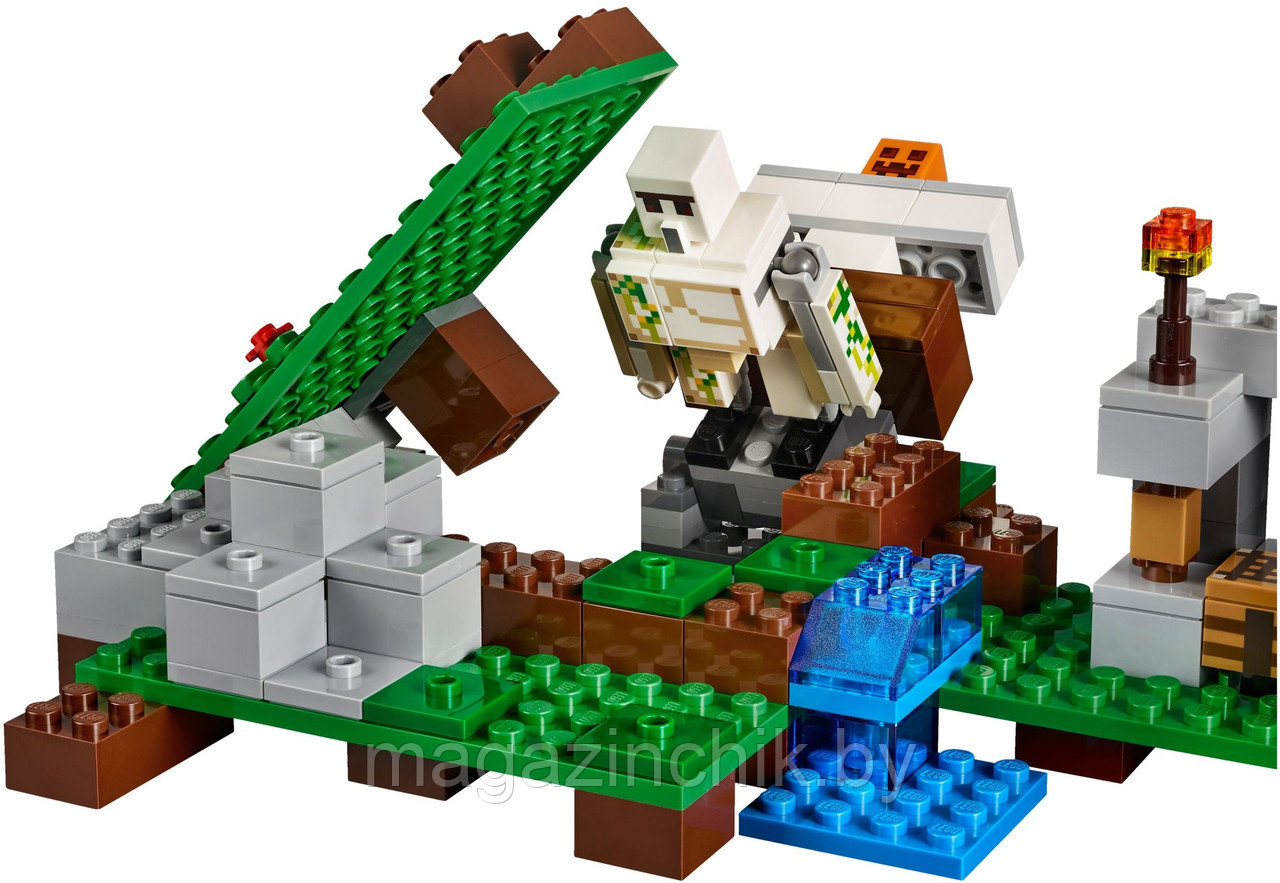 Конструктор Майнкрафт Minecraft Железный Голем 79280, 220 дет., 4 минифигурок, аналог Лего 21123 - фото 3 - id-p54481093