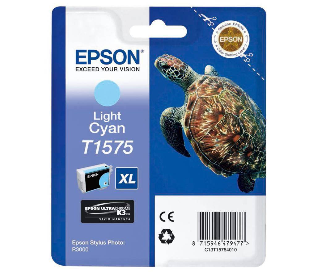 Картридж T1575/ C13T15754010 (для Epson Stylus Photo R3000) светло-голубой