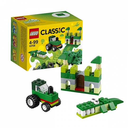 Конструктор Лего 10708 Зелёный набор для творчества Lego Classic