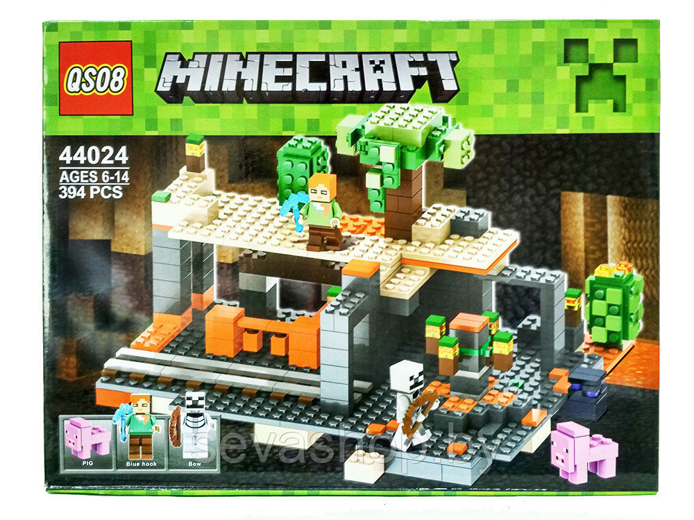 Конструктор майнкрафт детали. Qs08 Minecraft конструктор 44024. Лего майнкрафт qs08. Конструктор 44050. Конструктор конструктор Minecraft на 394 деталей.