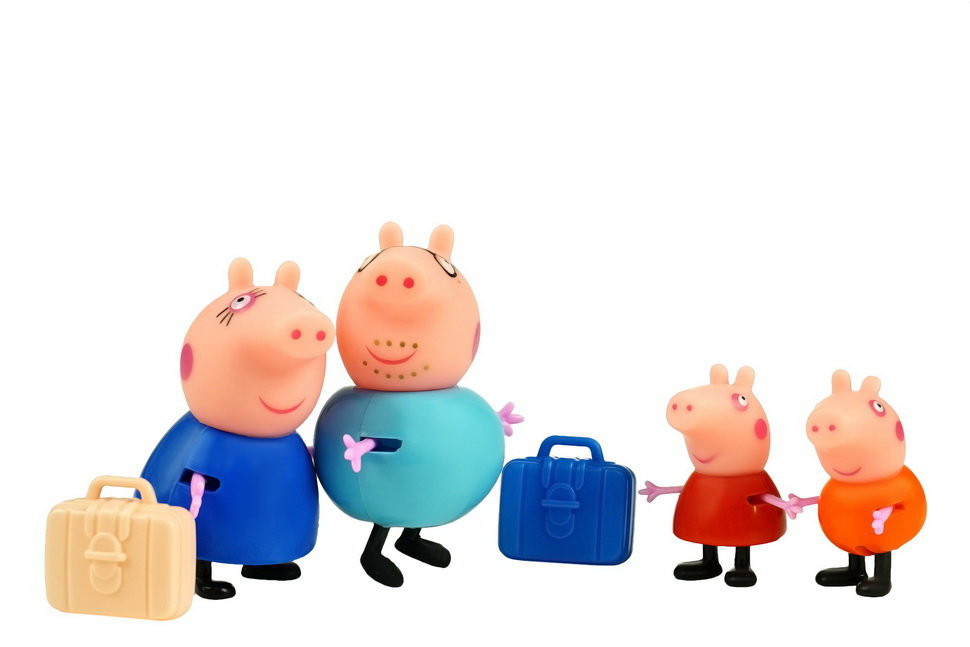 Набор игрушек Свинка Пеппа - Туристы 4 фигуры - фото 1 - id-p54539951