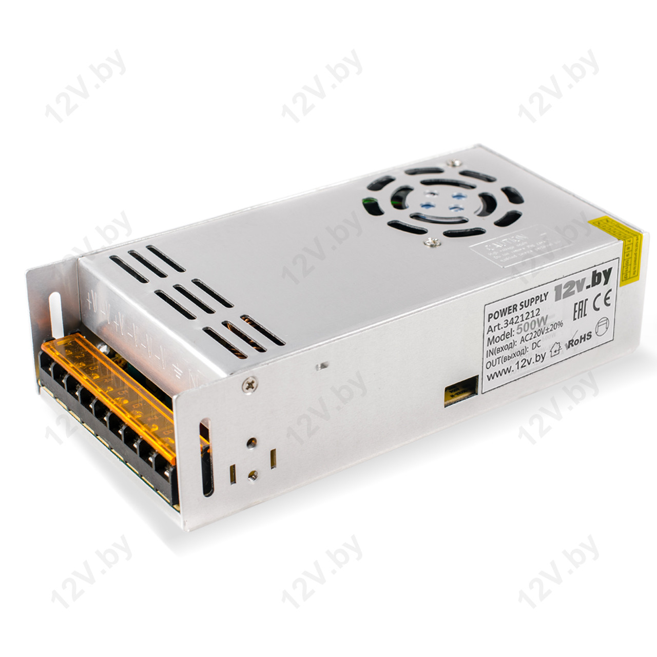 Блок питания 500W 24V IP20 [S] - фото 1 - id-p54549364