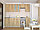 Кухня Мила 2.3 метра ясень светлый/ясень темный, фото 2