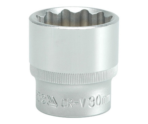 Головка торцевая короткая 12-гранная 1/2" 30мм, YATO, фото 2
