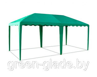 Садовый тент-шатер Беседка "Шатер" 6,0х3,0 без стенок Зеленый