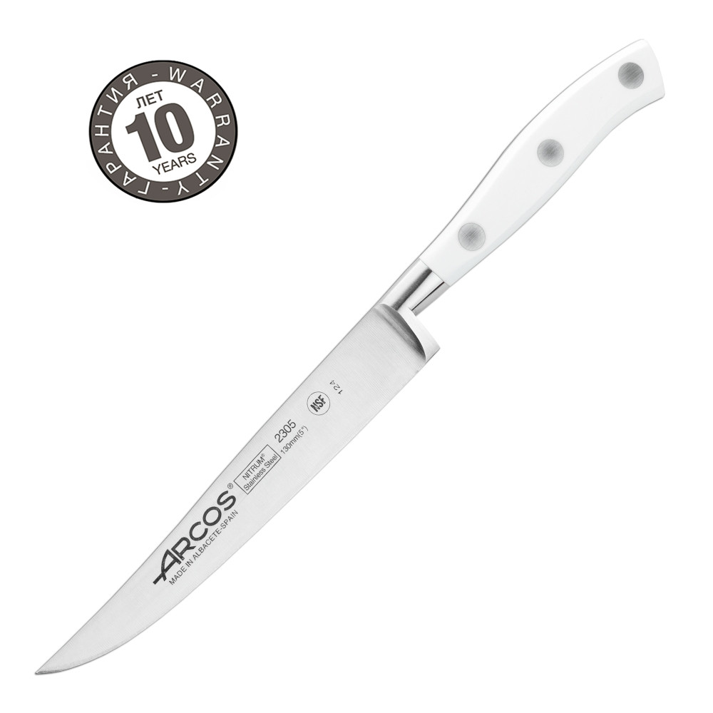 Нож кухонный для стейка 13 см, серия Riviera Blanca, ARCOS
