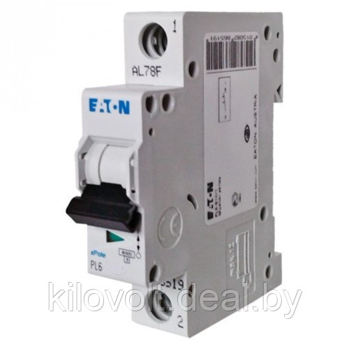 Автоматический выключатель 1P 4А. Eaton PL7 тип В - фото 1 - id-p54663665