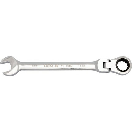 Ключ комбинированный с трещоткой и шарниром 20мм, YATO, фото 2