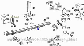 Подкоренной лист задней 2-ух листовой рессоры Мерседес Атего 915-924