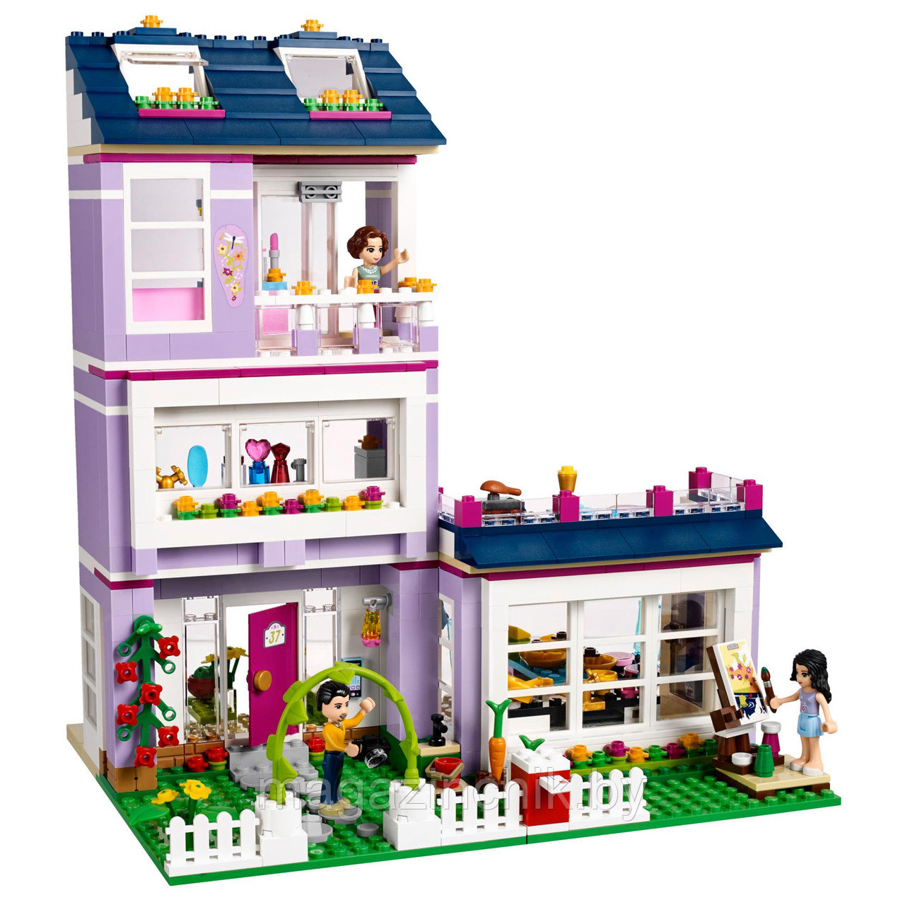 Конструктор 10541 Bela Friends Дом Эммы 731 дет. аналог Лего (LEGO) Френдс 41095 - фото 4 - id-p54720289